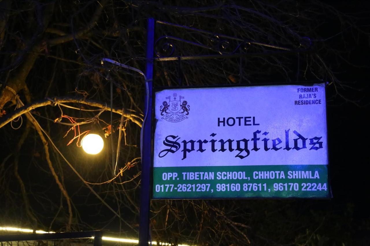 Springfields - A Heritage Palace Since 1902 Shimla Buitenkant foto